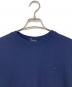 LACOSTE (ラコステ) BEAUTY&YOUTH別注1トーン ショートスリーブ Tシャツ　ワンポイント ネイビー サイズ:US XS （付属タグ表記　S） 未使用品：7000円
