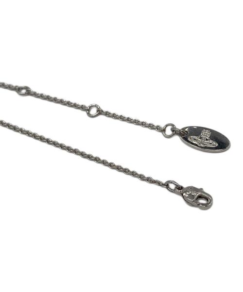 Vivienne Westwood（ヴィヴィアンウエストウッド）Vivienne Westwood (ヴィヴィアンウエストウッド) ARIELLA PENDANT ペンダントネックレス　アリエラペンダント　オーブモチーフ　クリスタルハート サイズ:実寸参照の古着・服飾アイテム
