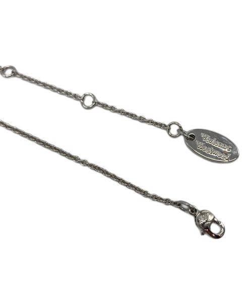 Vivienne Westwood（ヴィヴィアンウエストウッド）Vivienne Westwood (ヴィヴィアンウエストウッド) ARIELLA PENDANT ペンダントネックレス　アリエラペンダント　オーブモチーフ　クリスタルハート サイズ:実寸参照の古着・服飾アイテム