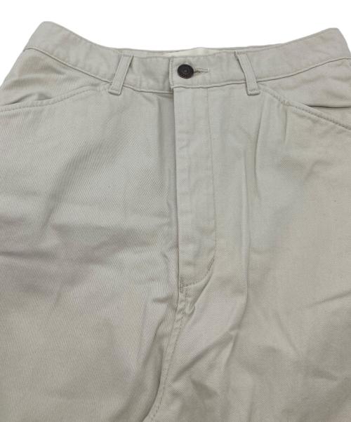 THE SHINZONE（ザ シンゾーン）THE SHINZONE (ザ シンゾーン) CURVY PANTS カーヴィーパンツ  日本製 アイボリー サイズ:34	の古着・服飾アイテム