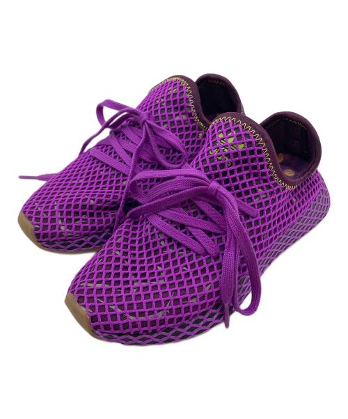 adidas（アディダス）adidas (アディダス) DRAGONBALL (ドラゴンボール) DEERUPT RUNNER ローカットスニーカー　ドラゴンボール　 パープル サイズ:US 5.5の古着・服飾アイテム