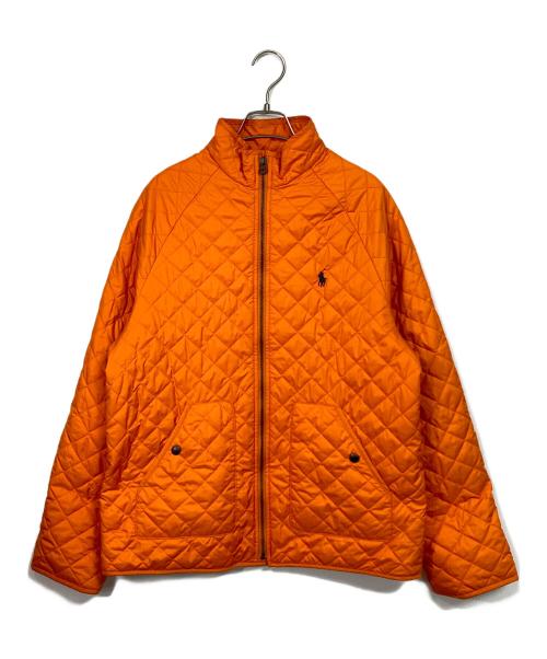 POLO RALPH LAUREN（ポロ・ラルフローレン）POLO RALPH LAUREN (ポロ・ラルフローレン) キルティングジャケット オレンジ サイズ:XLの古着・服飾アイテム