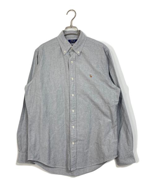 POLO RALPH LAUREN（ポロ・ラルフローレン）POLO RALPH LAUREN (ポロ・ラルフローレン) 長袖シャツ　コットンシャツ グレー サイズ:US2（S）の古着・服飾アイテム