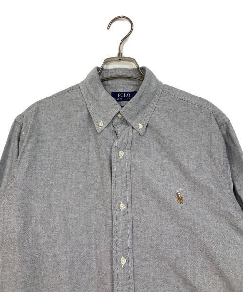 POLO RALPH LAUREN（ポロ・ラルフローレン）POLO RALPH LAUREN (ポロ・ラルフローレン) 長袖シャツ　コットンシャツ グレー サイズ:US2（S）の古着・服飾アイテム