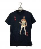 Vivienne Westwoodヴィヴィアンウエストウッド）の古着「クイーンダイヤモンドプリントTシャツ」｜ブラック