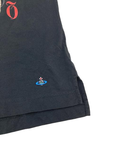 Vivienne Westwood（ヴィヴィアンウエストウッド）Vivienne Westwood (ヴィヴィアンウエストウッド) クイーンダイヤモンドプリントTシャツ ブラック サイズ:Lの古着・服飾アイテム
