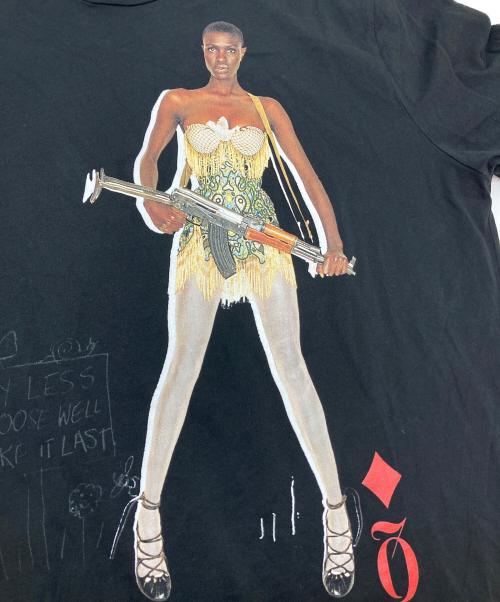Vivienne Westwood（ヴィヴィアンウエストウッド）Vivienne Westwood (ヴィヴィアンウエストウッド) クイーンダイヤモンドプリントTシャツ ブラック サイズ:Lの古着・服飾アイテム