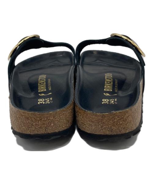 BIRKENSTOCK（ビルケンシュトック）BIRKENSTOCK (ビルケンシュトック) Madrid Big Buckle / マドリッド ビッグバックル ブラック サイズ:L7  ３８（24.5㎝）の古着・服飾アイテム