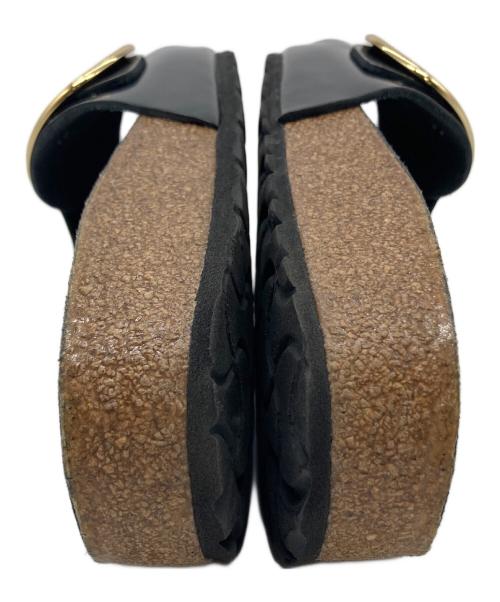 BIRKENSTOCK（ビルケンシュトック）BIRKENSTOCK (ビルケンシュトック) Madrid Big Buckle / マドリッド ビッグバックル ブラック サイズ:L7  ３８（24.5㎝）の古着・服飾アイテム