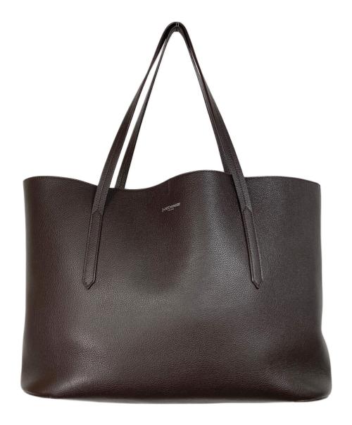J&M DAVIDSON（ジェイ＆エム デヴィッドソン）J&M DAVIDSON (ジェイ＆エム デヴィッドソン) DART E/W TOTE レザートート ブラウン サイズ:表記無しの古着・服飾アイテム
