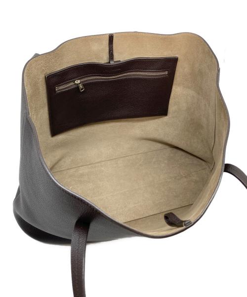 J&M DAVIDSON（ジェイ＆エム デヴィッドソン）J&M DAVIDSON (ジェイ＆エム デヴィッドソン) DART E/W TOTE レザートート ブラウン サイズ:表記無しの古着・服飾アイテム