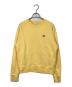 MAISON KITSUNE（メゾンキツネ）の古着「FOX HEAD PATCH ADJUSTED SWEATSHIRT」｜イエロー