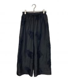 JOURNAL STANDARD（ジャーナルスタンダード）の古着「シアーレースレイヤードパンツ」｜ブラック