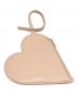 JIL SANDER（ジルサンダー）の古着「HEART POUCH ハートポーチ　コインケース」｜ベージュ（ROSE）