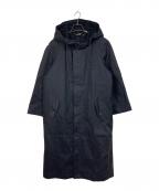 WIND COATウィンドコート）の古着「ライナー付フーデッドコート」｜ブラック