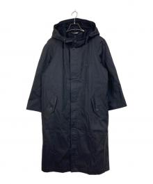 WIND COAT（ウィンドコート）の古着「ライナー付フーデッドコート」｜ブラック