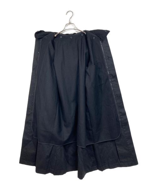 WIND COAT（ウィンドコート）WIND COAT (ウィンドコート) ライナー付フーデッドコート ブラック サイズ:Sの古着・服飾アイテム