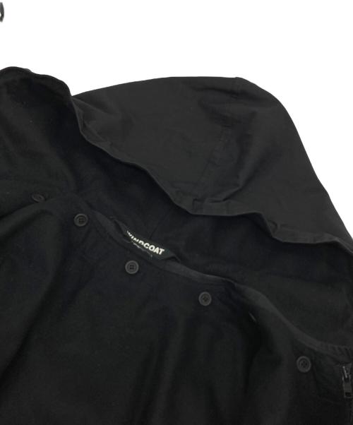 WIND COAT（ウィンドコート）WIND COAT (ウィンドコート) ライナー付フーデッドコート ブラック サイズ:Sの古着・服飾アイテム