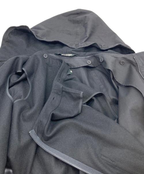 WIND COAT（ウィンドコート）WIND COAT (ウィンドコート) ライナー付フーデッドコート ブラック サイズ:Sの古着・服飾アイテム