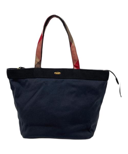 BLUE LABEL CRESTBRIDGE（ブルーレーベルクレストブリッジ）BLUE LABEL CRESTBRIDGE (ブルーレーベルクレストブリッジ) ノヴァチェックハンドルバッグ ブラック サイズ:実寸参照の古着・服飾アイテム