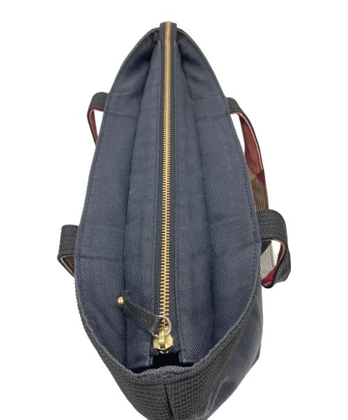 BLUE LABEL CRESTBRIDGE（ブルーレーベルクレストブリッジ）BLUE LABEL CRESTBRIDGE (ブルーレーベルクレストブリッジ) ノヴァチェックハンドルバッグ ブラック サイズ:実寸参照の古着・服飾アイテム