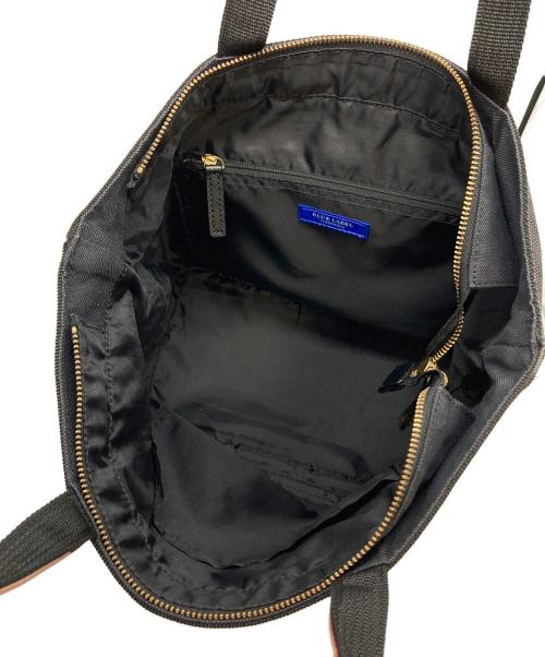 BLUE LABEL CRESTBRIDGE（ブルーレーベルクレストブリッジ）BLUE LABEL CRESTBRIDGE (ブルーレーベルクレストブリッジ) ノヴァチェックハンドルバッグ ブラック サイズ:実寸参照の古着・服飾アイテム