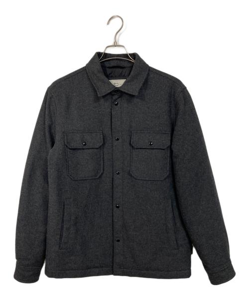 WOOLRICH（ウールリッチ）WOOLRICH (ウールリッチ) ALASKAN WL OVERSHIRT グレー サイズ:Mの古着・服飾アイテム