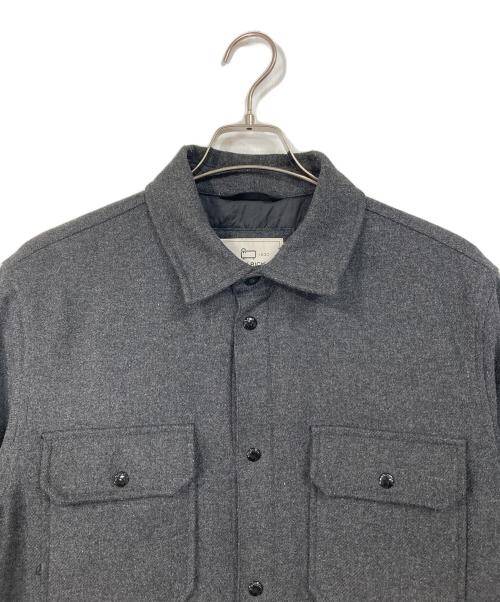 WOOLRICH（ウールリッチ）WOOLRICH (ウールリッチ) ALASKAN WL OVERSHIRT グレー サイズ:Mの古着・服飾アイテム