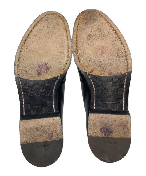 LOUIS VUITTON（ルイ ヴィトン）LOUIS VUITTON (ルイ ヴィトン) レザーシューズ　ドレスシューズ ブラック サイズ:7   1／2の古着・服飾アイテム