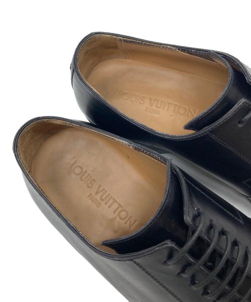 LOUIS VUITTON（ルイ ヴィトン）LOUIS VUITTON (ルイ ヴィトン) レザーシューズ　ドレスシューズ ブラック サイズ:7   1／2の古着・服飾アイテム