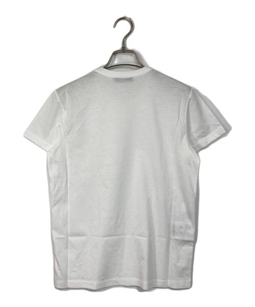 PRADA（プラダ）PRADA (プラダ) 半袖Tシャツ　コットンTシャツ ホワイト サイズ:Mの古着・服飾アイテム