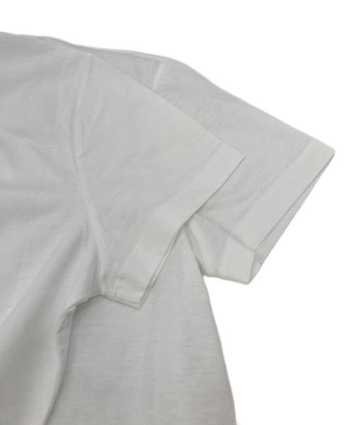 PRADA（プラダ）PRADA (プラダ) 半袖Tシャツ　コットンTシャツ ホワイト サイズ:Mの古着・服飾アイテム