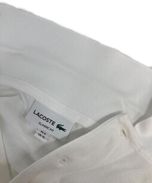 LACOSTE（ラコステ）LACOSTE (ラコステ) ポロシャツ ホワイト サイズ:XLの古着・服飾アイテム