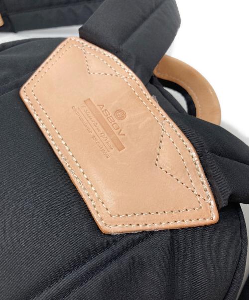 AS2OV（アッソブ）AS2OV (アッソブ) HIGHDENSITY DAY PACK  ハイデンシティデイパック　リュック　バックパック　通勤 通学 タウンユース ブラック サイズ:実寸参照の古着・服飾アイテム