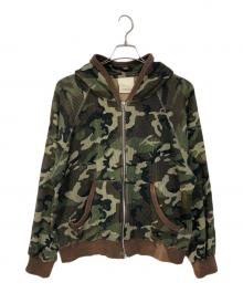 refomed（リフォメッド）の古着「FRESH MAN ZIP UP HOODIE CAMO」｜カーキ
