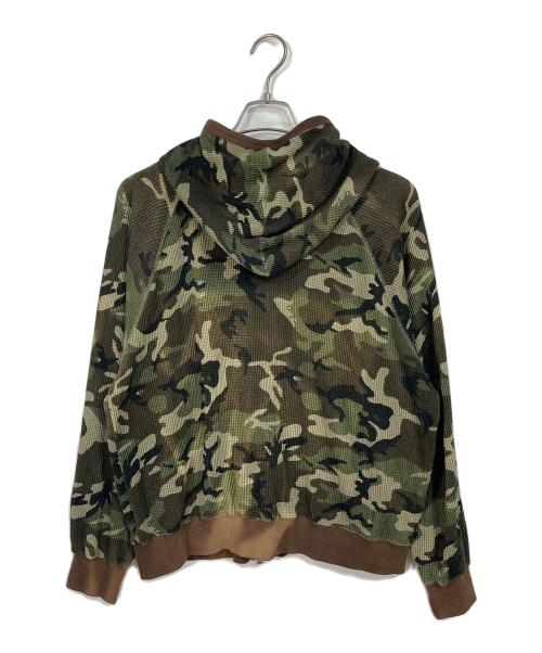 refomed（リフォメッド）refomed (リフォメッド) FRESH MAN ZIP UP HOODIE CAMO カーキ サイズ:2の古着・服飾アイテム