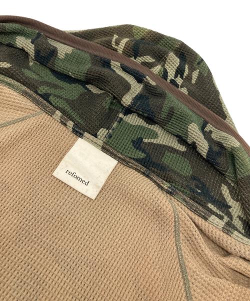 refomed（リフォメッド）refomed (リフォメッド) FRESH MAN ZIP UP HOODIE CAMO カーキ サイズ:2の古着・服飾アイテム
