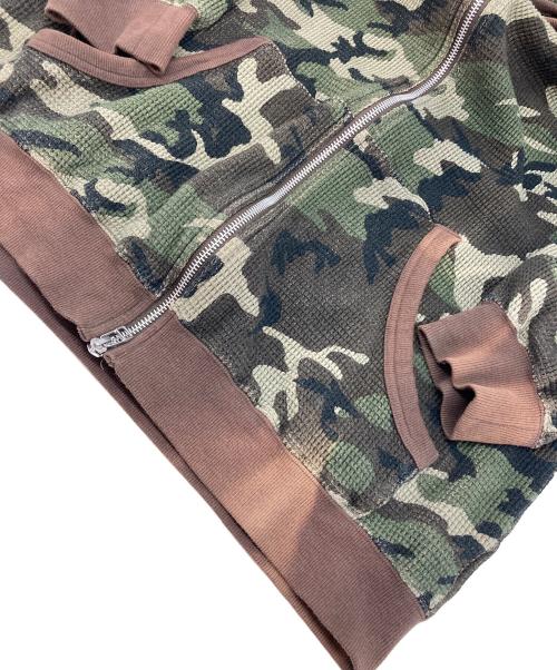 refomed（リフォメッド）refomed (リフォメッド) FRESH MAN ZIP UP HOODIE CAMO カーキ サイズ:2の古着・服飾アイテム