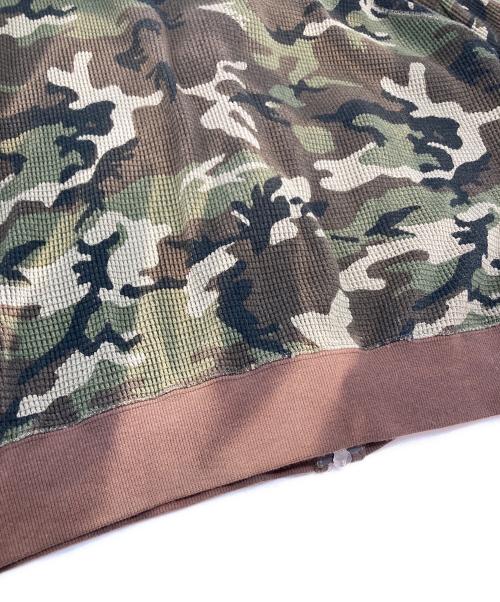 refomed（リフォメッド）refomed (リフォメッド) FRESH MAN ZIP UP HOODIE CAMO カーキ サイズ:2の古着・服飾アイテム