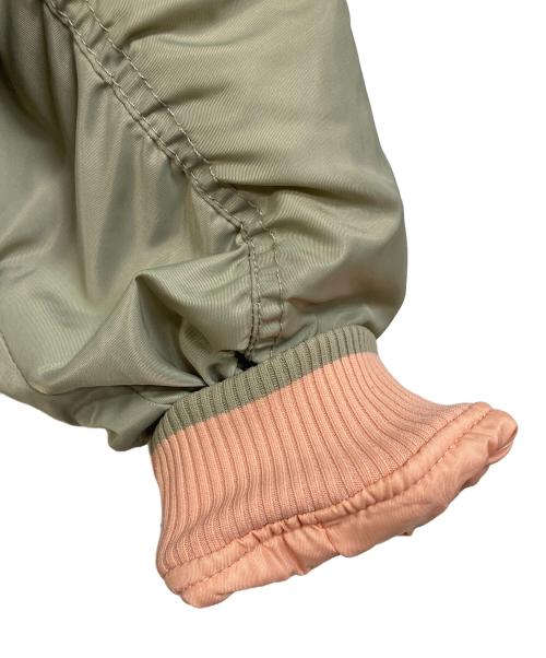 MAISON SPECIAL（メゾンスペシャル）MAISON SPECIAL (メゾンスペシャル) Multiway Short Length MA-1  マルチウェイショートレングスエムエーワン  アウター　 黄緑 サイズ:FREEの古着・服飾アイテム