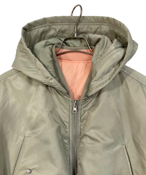 MAISON SPECIAL（メゾンスペシャル）MAISON SPECIAL (メゾンスペシャル) Multiway Short Length MA-1  マルチウェイショートレングスエムエーワン  アウター　 黄緑 サイズ:FREEの古着・服飾アイテム