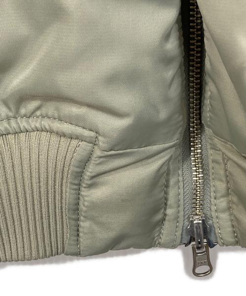 MAISON SPECIAL（メゾンスペシャル）MAISON SPECIAL (メゾンスペシャル) Multiway Short Length MA-1  マルチウェイショートレングスエムエーワン  アウター　 黄緑 サイズ:FREEの古着・服飾アイテム