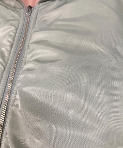 MAISON SPECIAL（メゾンスペシャル）MAISON SPECIAL (メゾンスペシャル) Multiway Short Length MA-1  マルチウェイショートレングスエムエーワン  アウター　 黄緑 サイズ:FREEの古着・服飾アイテム