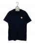 PLAY COMME des GARCONS（プレイコムデギャルソン）の古着「T-Shirt With Gold Emblem コットンTシャツ」｜ブラック