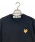 PLAY COMME des GARCONS (プレイコムデギャルソン) T-Shirt With Gold Emblem コットンTシャツ ブラック サイズ:M：6000円