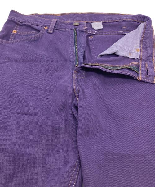 LEVI'S（リーバイス）LEVI'S (リーバイス) 【古着】550 後染めデニムパンツ　ボタン裏192 オレンジタブ パープル サイズ:W31×L32の古着・服飾アイテム