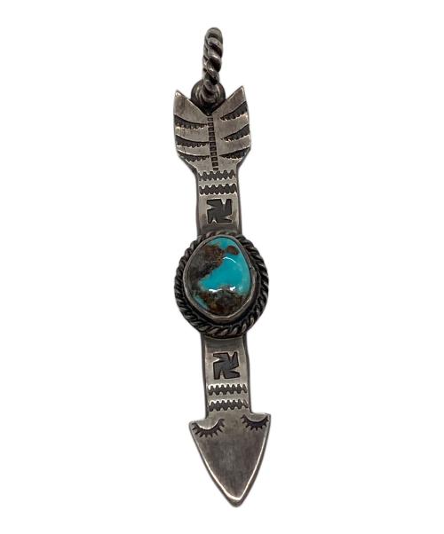 Navajo（ナバホ）NAVAJO (ナバホ) JLS作 アロー×ターコイズ ペンダントトップ サイズ:実寸参照の古着・服飾アイテム