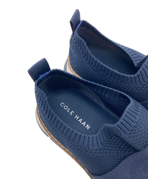 COLE HAAN（コールハーン）COLE HAAN (コールハーン) ゼログランド レラ スティッチライト スリッポン スニーカー ネイビー サイズ:8Bの古着・服飾アイテム