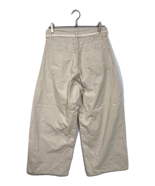 Adam et Rope（アダム エ ロペ）Adam et Rope (アダム エ ロペ) ガーメントダイコーデュロイパンツ アイボリー サイズ:38の古着・服飾アイテム