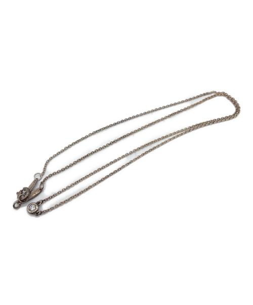 TIFFANY & Co.（ティファニー）TIFFANY & Co. (ティファニー) ダイヤモンドバイザヤード　エルサ・ペレッティ 一粒ダイヤ  シルバー サイズ:実寸参照の古着・服飾アイテム